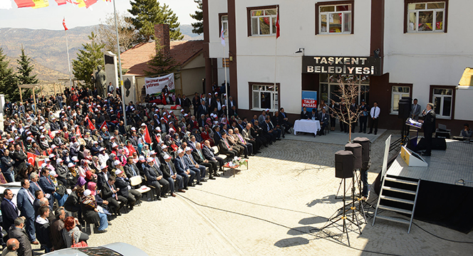Taşkent ve Hadim'de Yatırım Coşkusu