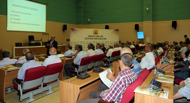 Muhtarlara Yönelik Eğitim Seminerleri Başladı