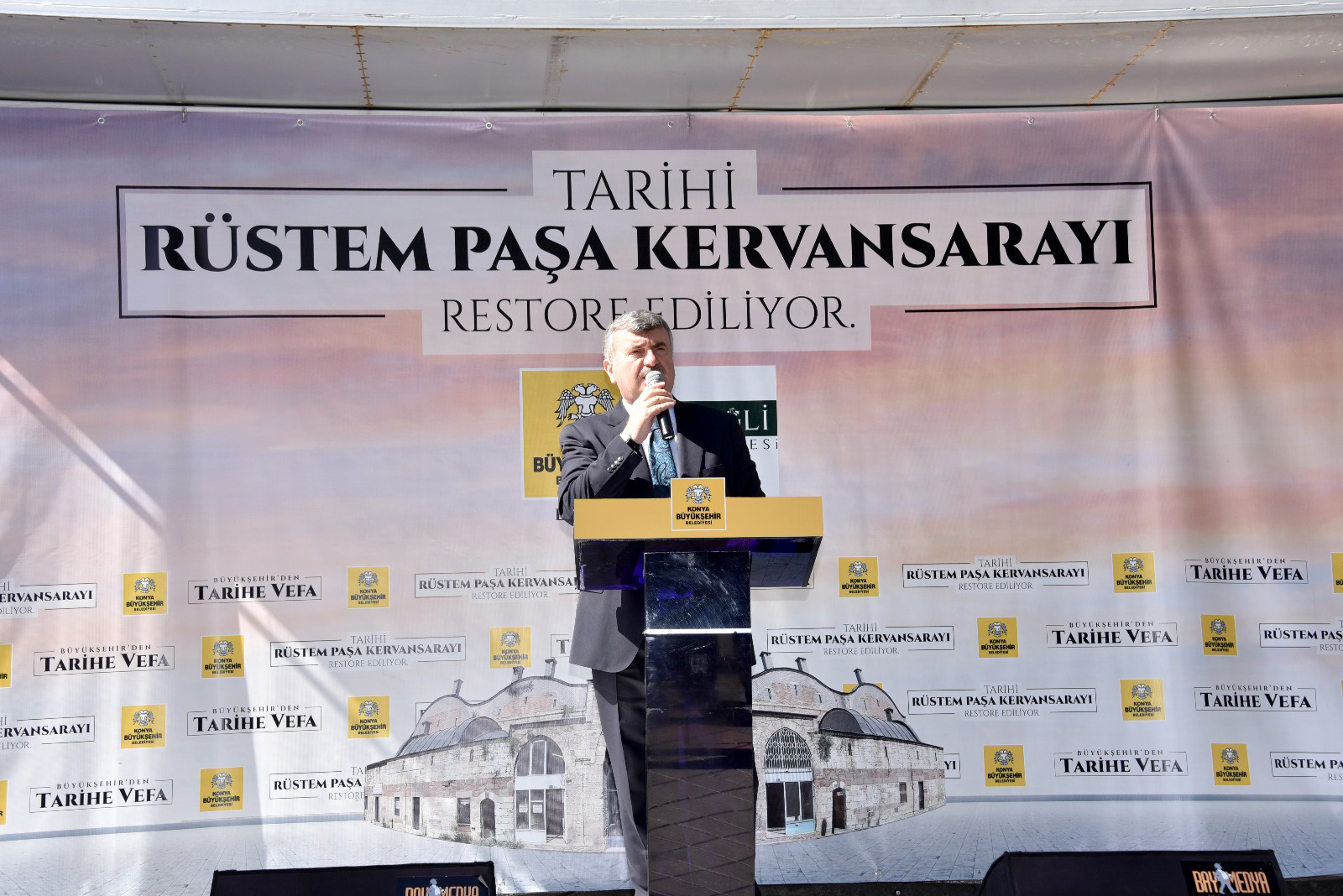 Ereğli Rüstem Paşa Kervansarayı Restorasyonu Başladı