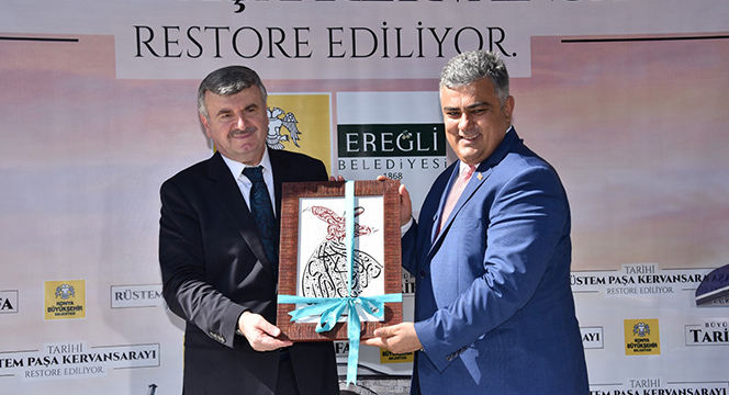 Ereğli Rüstem Paşa Kervansarayı Restorasyonu Başladı