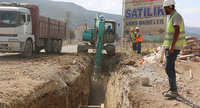 Akşehir'in Mahallelerine Yeni Kanalizasyon Şebekesi