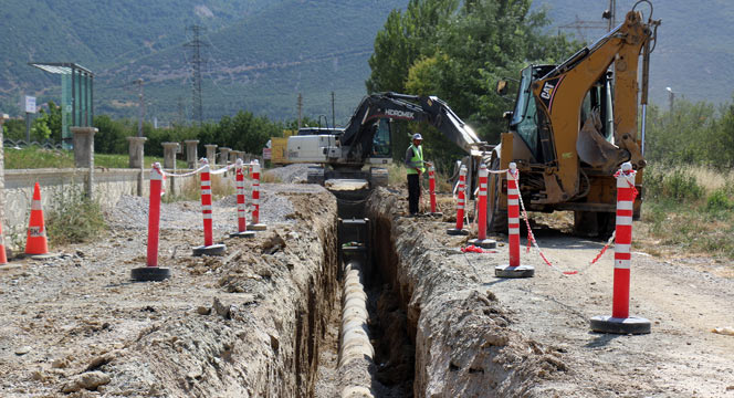 Dokuz Ayda 19 İlçeye 227,5 KM Kanalizasyon Şebekesi