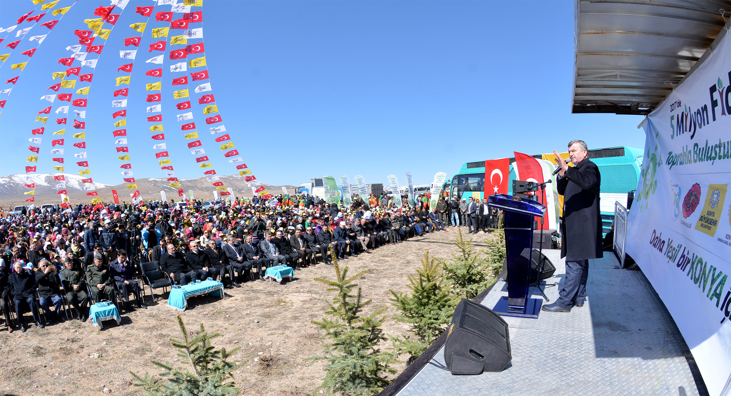 5 Milyon Fidan Toprakla Buluştu