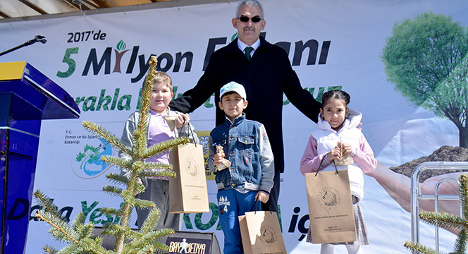 5 Milyon Fidan Toprakla Buluştu