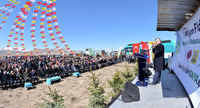 5 Milyon Fidan Toprakla Buluştu