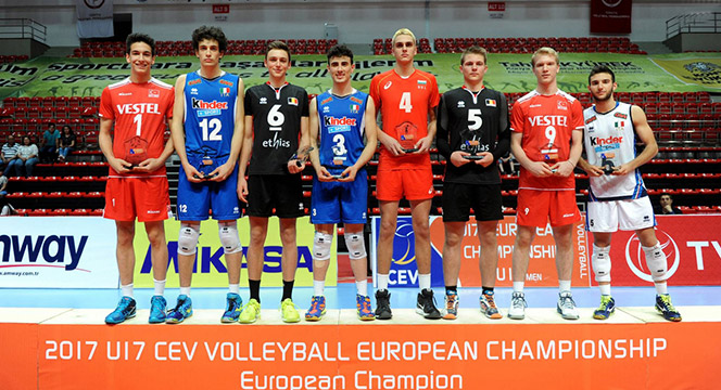 17 Yaş Altı Erkekler Avrupa Voleybol Şampiyonası Tamamlandı