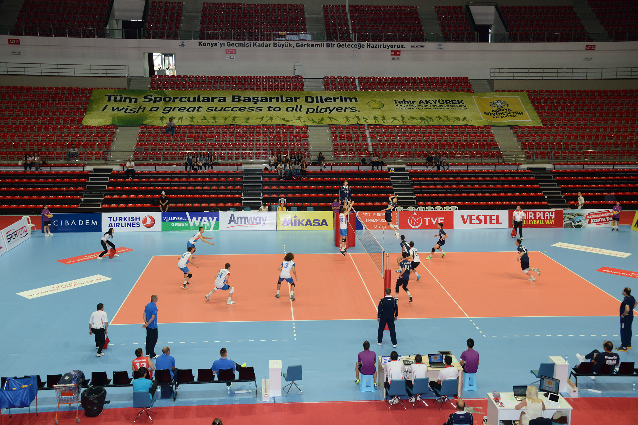 Konya, 17 Yaş Altı Avrupa Voleybol Şampiyonası'na Ev Sahipliği Yapıyor