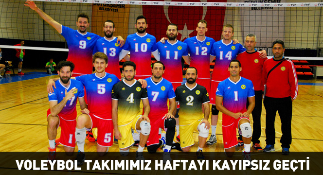 Voleybol Takımımız Haftayı Kayıpsız Geçti
