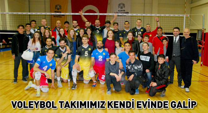 Voleybol Takımımız Kendi Evinde Galip