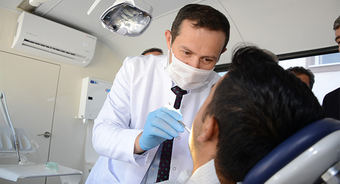 NEÜ Gezici Ağız ve Diş Sağlığı Kliniği Hizmete Başladı