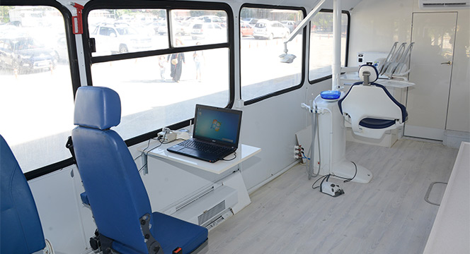 NEÜ Gezici Ağız ve Diş Sağlığı Kliniği Hizmete Başladı