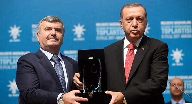 Cumhurbaşkanı Erdoğan'dan Konya Büyükşehir'e Ödül