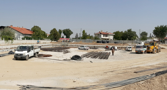 Meram Son Durak Yeraltı Katlı Otoparkının Temeli Atılıyor