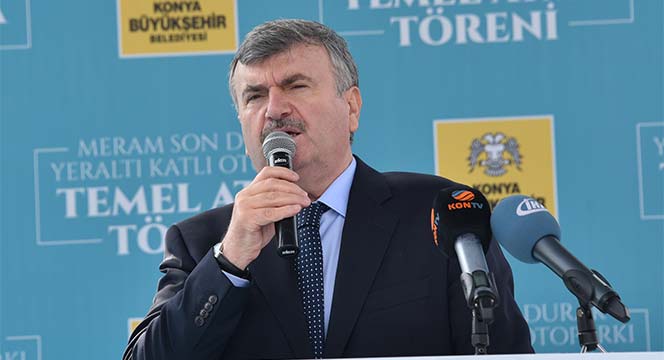 Meram Son Durak Katlı Yeraltı Otoparkının Temeli Atıldı