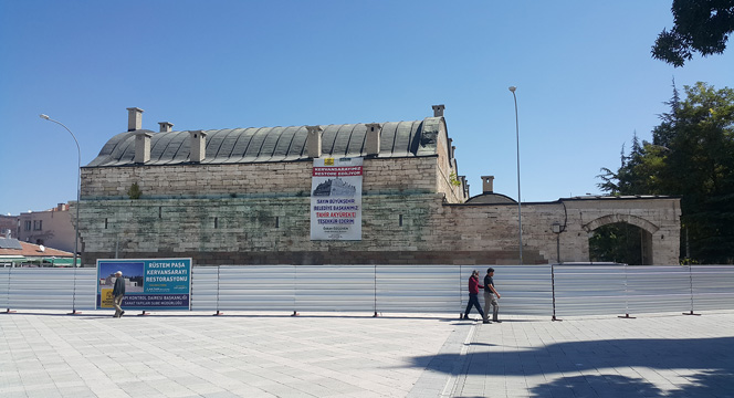 Ereğli Rüstem Paşa Kervansarayı Restore Ediliyor
