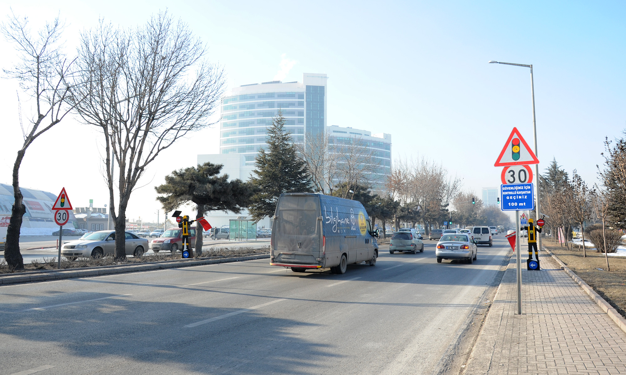 İstanbul Yolu Üzerinde Yaya Üst Geçidi Yapımı Başlıyor