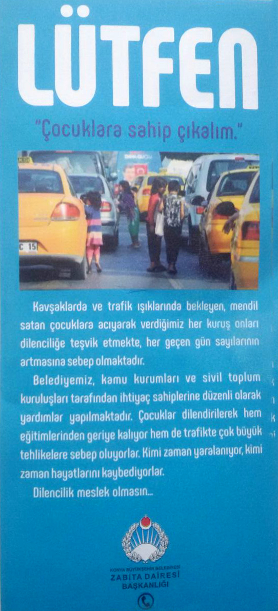 Dilencilik Meslek Olmasın