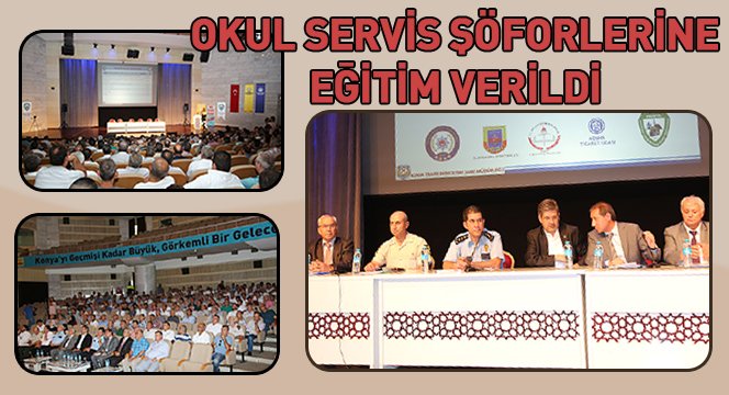 Okul Servis Şoförlerine Eğitim Verildi 