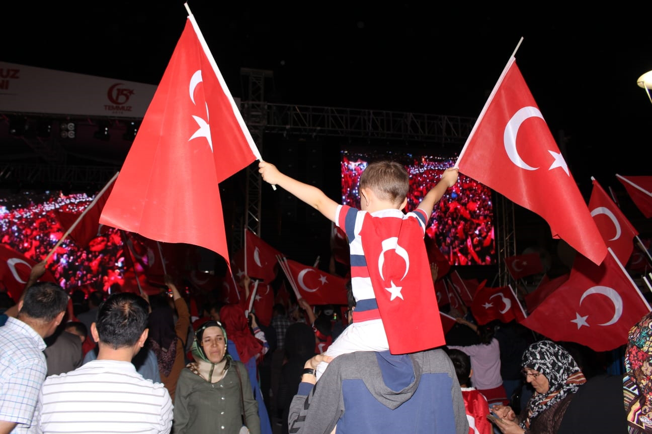 15 Temmuz'un İkinci Yılında On Binlerce Konyalı Nöbette Buluştu