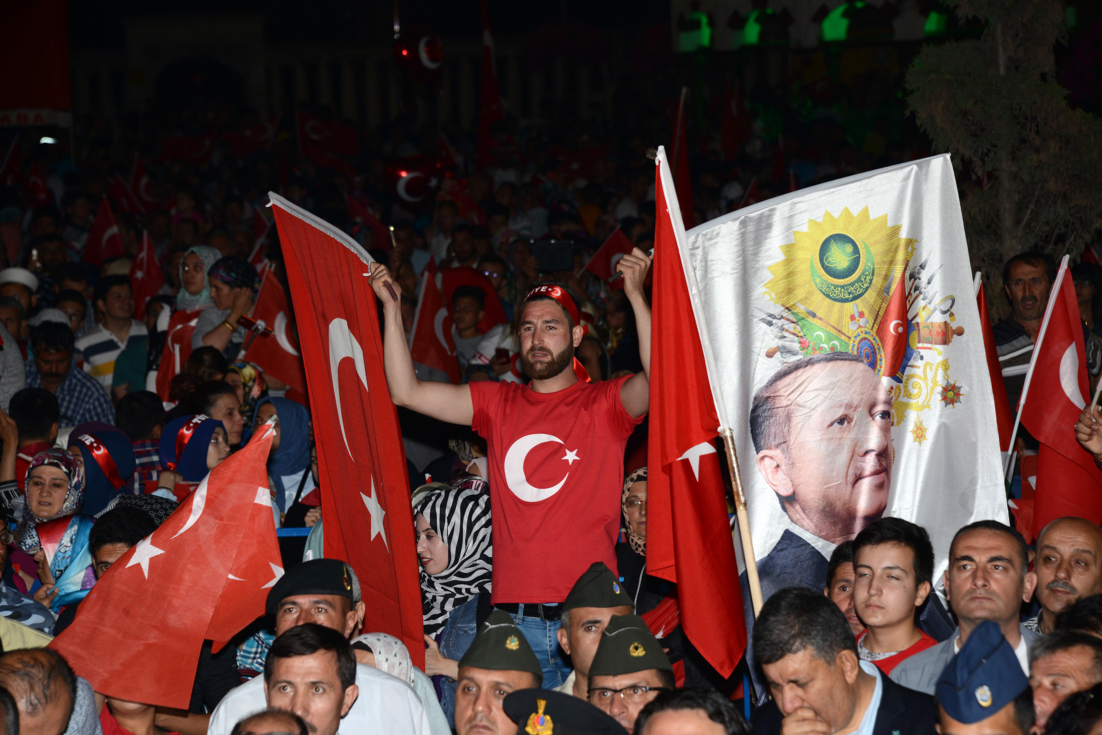 15 Temmuz'un İkinci Yılında On Binlerce Konyalı Nöbette Buluştu
