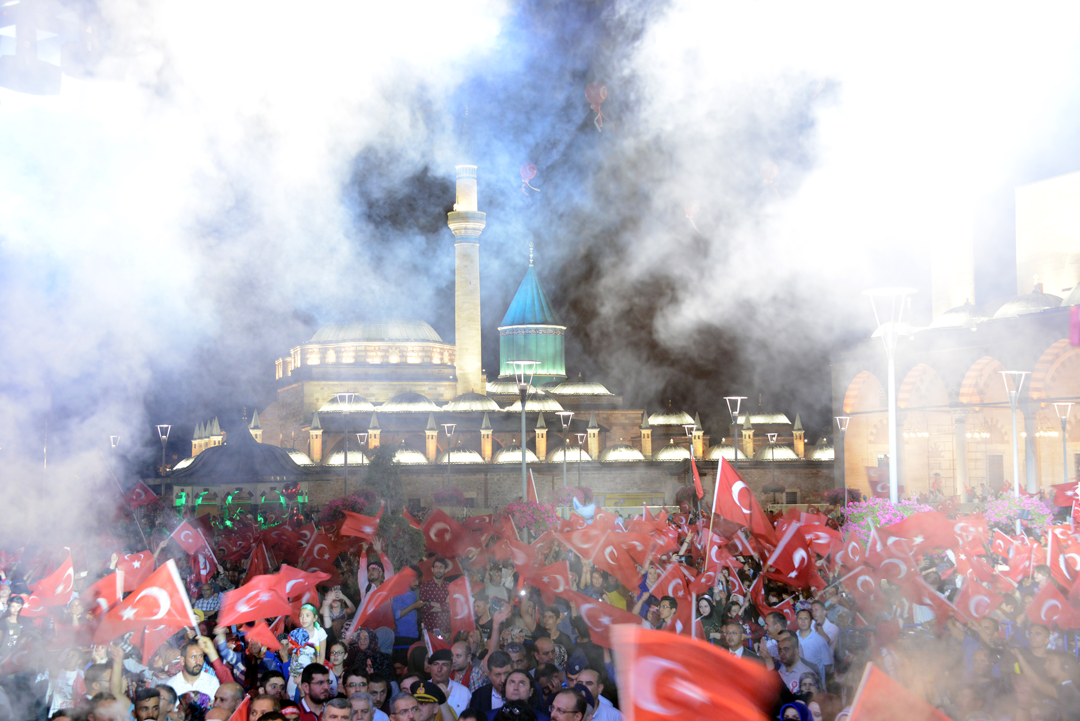 15 Temmuz'un İkinci Yılında On Binlerce Konyalı Nöbette Buluştu
