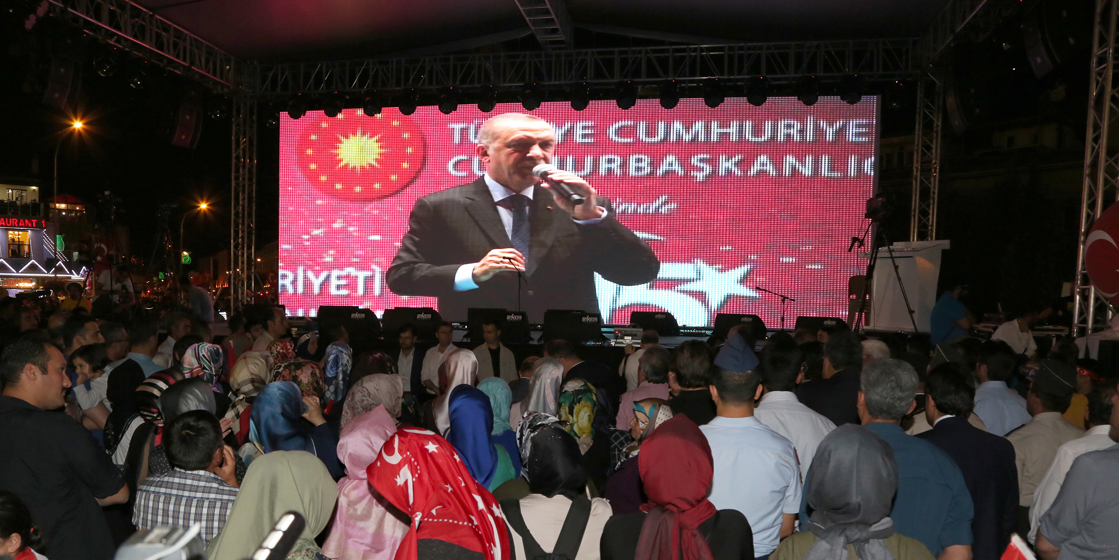 15 Temmuz'un İkinci Yılında On Binlerce Konyalı Nöbette Buluştu