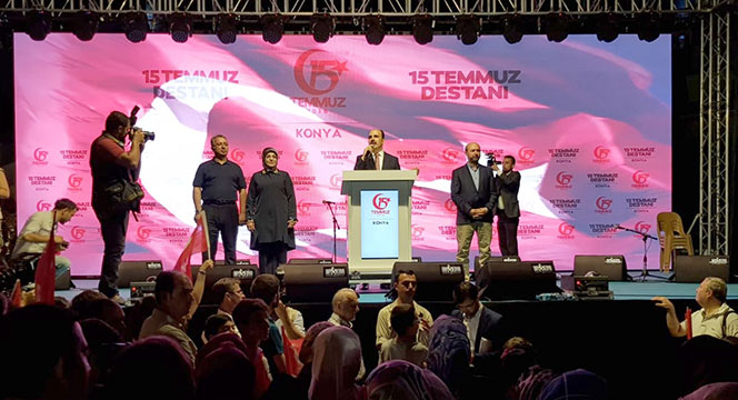 15 Temmuz'un İkinci Yılında On Binlerce Konyalı Nöbette Buluştu