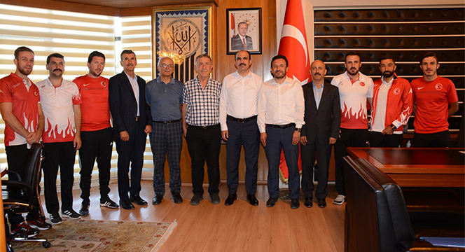 Bisiklet Federasyonu Başkanı Küçükbakırcı Başkan Altay'ı Ziyaret Etti