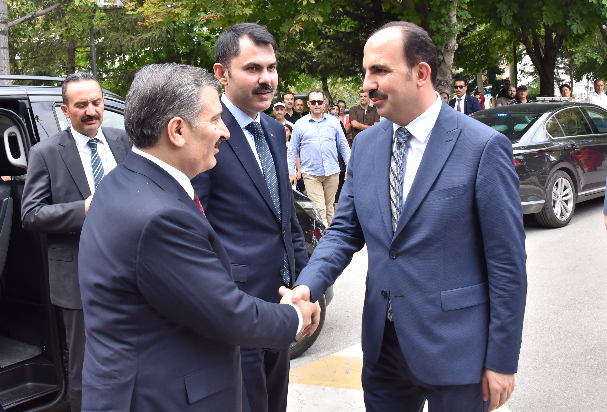 Çevre ve Şehircilik Bakanı Kurum ile Sağlık Bakanı Koca Başkan Altay'ı Ziyaret Etti