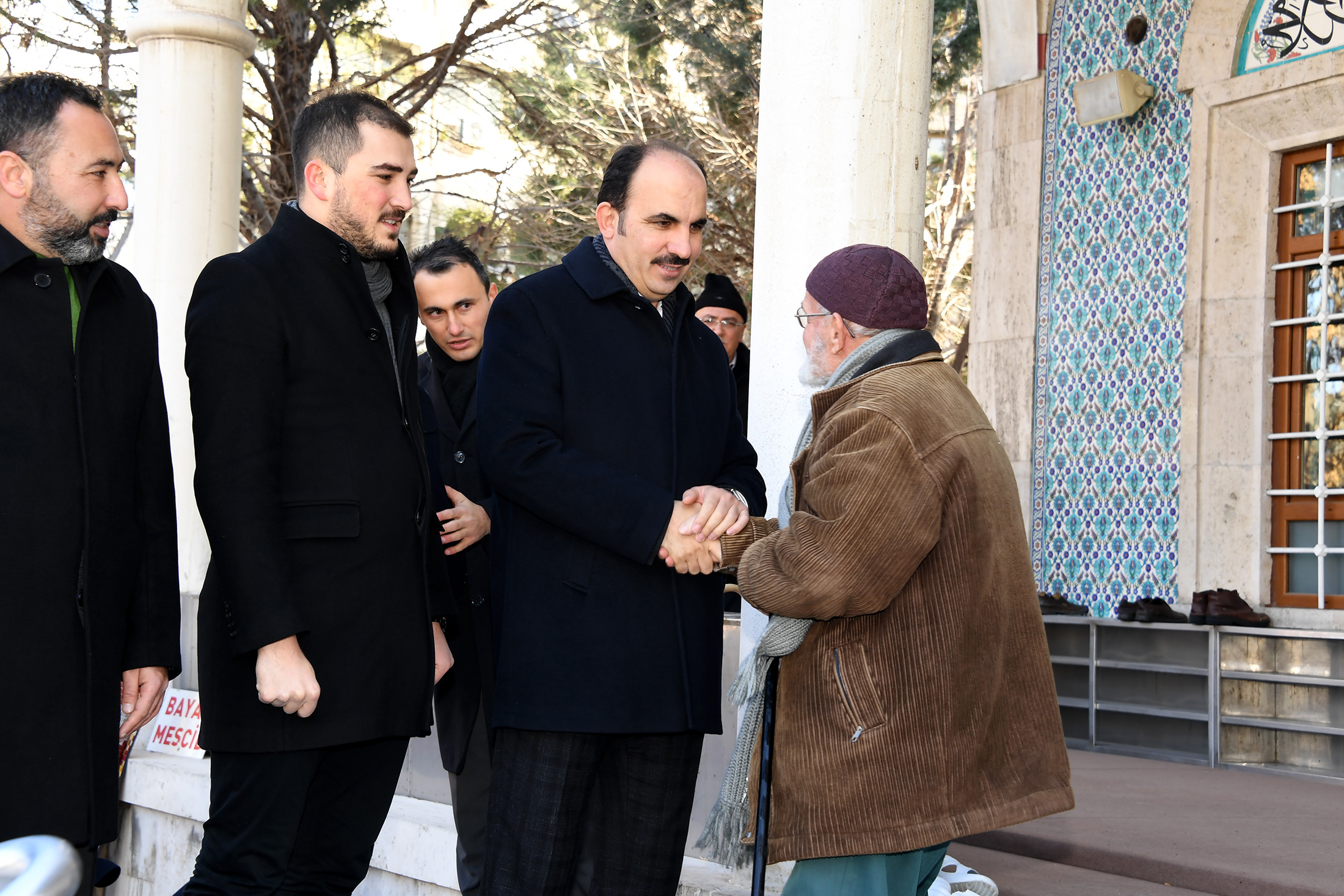 Başkan Altay Belediye Camii'nde Vatandaşlarla Buluştu