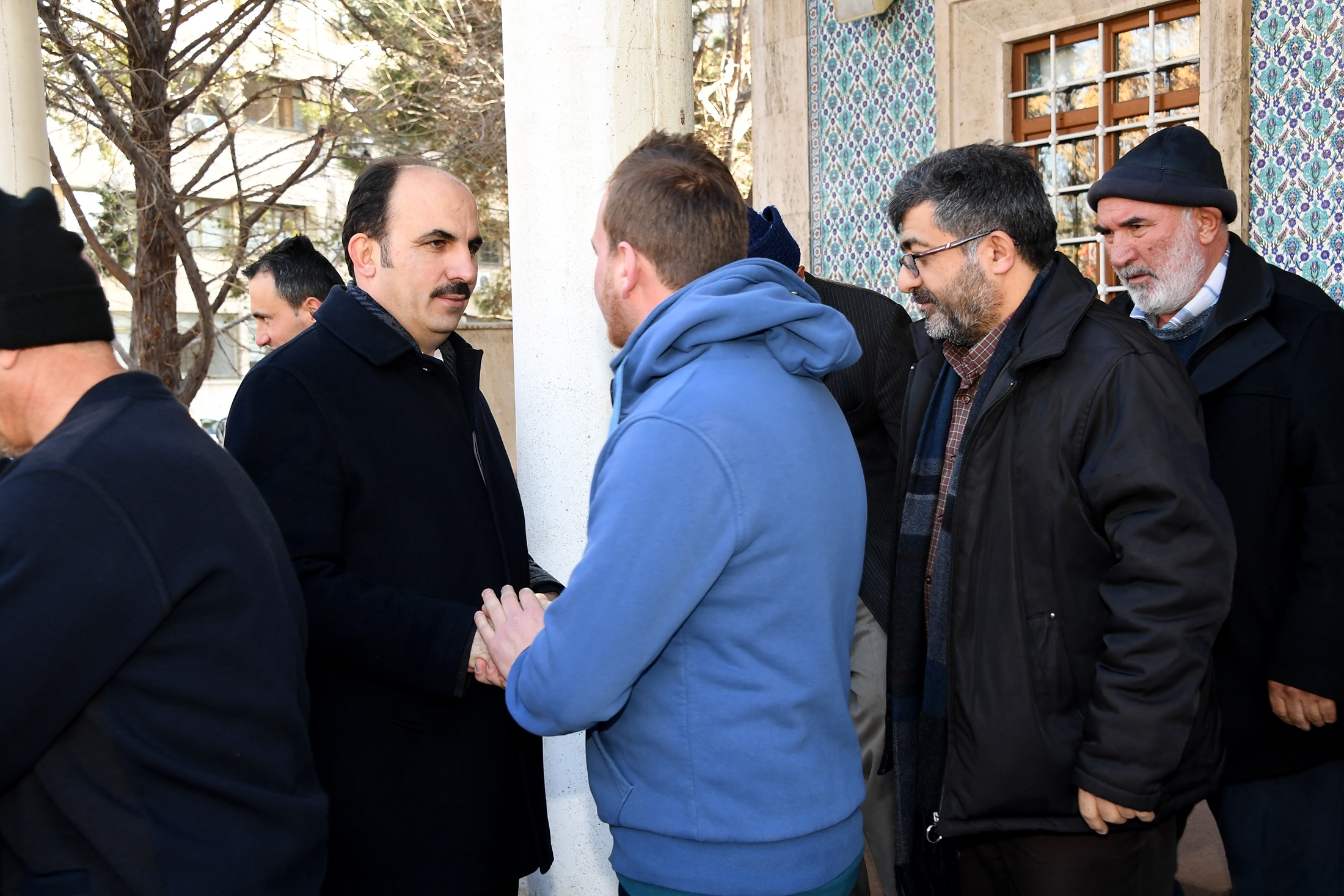 Başkan Altay Belediye Camii'nde Vatandaşlarla Buluştu