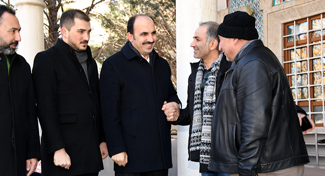 Başkan Altay Belediye Camii'nde Vatandaşlarla Buluştu
