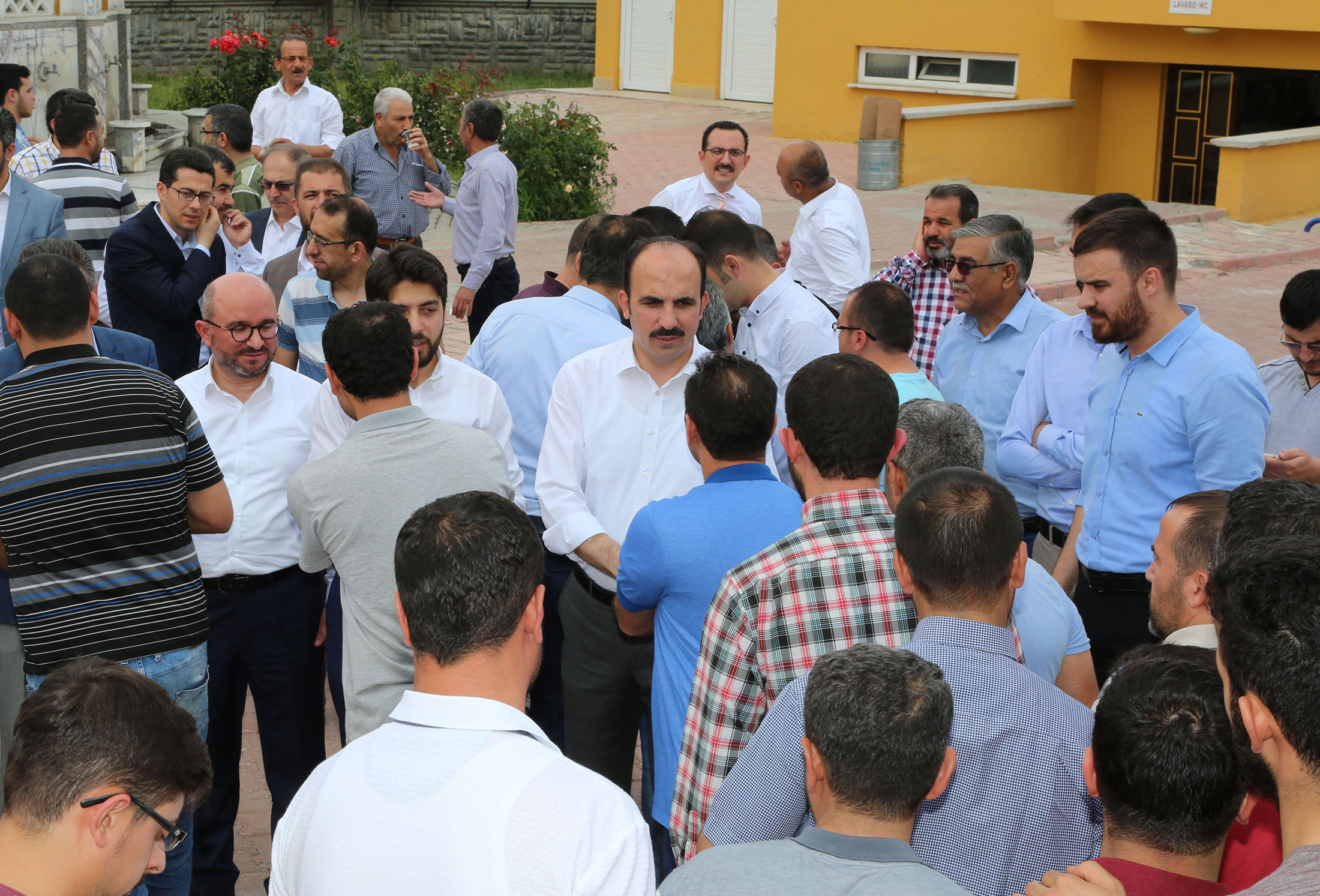 Başkan Altay BÜSAN Sanayi Camii'nde Esnafla Buluştu 