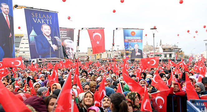 Cumhurbaşkanı Erdoğan Konyalılarla Buluştu