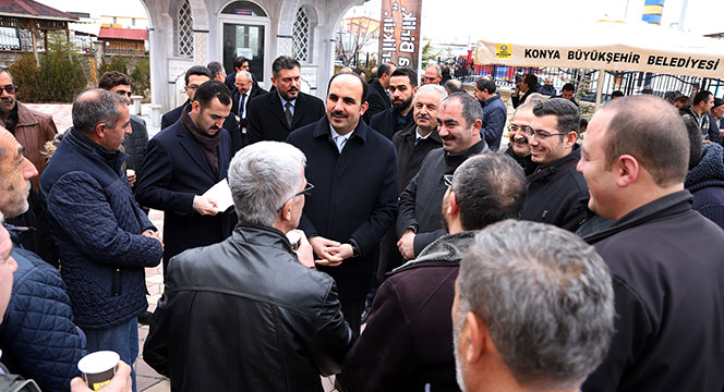 Başkan Altay Konimsan'da Esnaflarla Buluştu 
