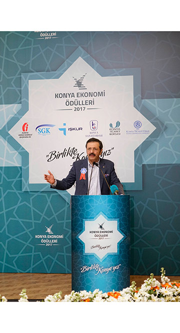 2017 Konya Ekonomi Ödülleri Verildi