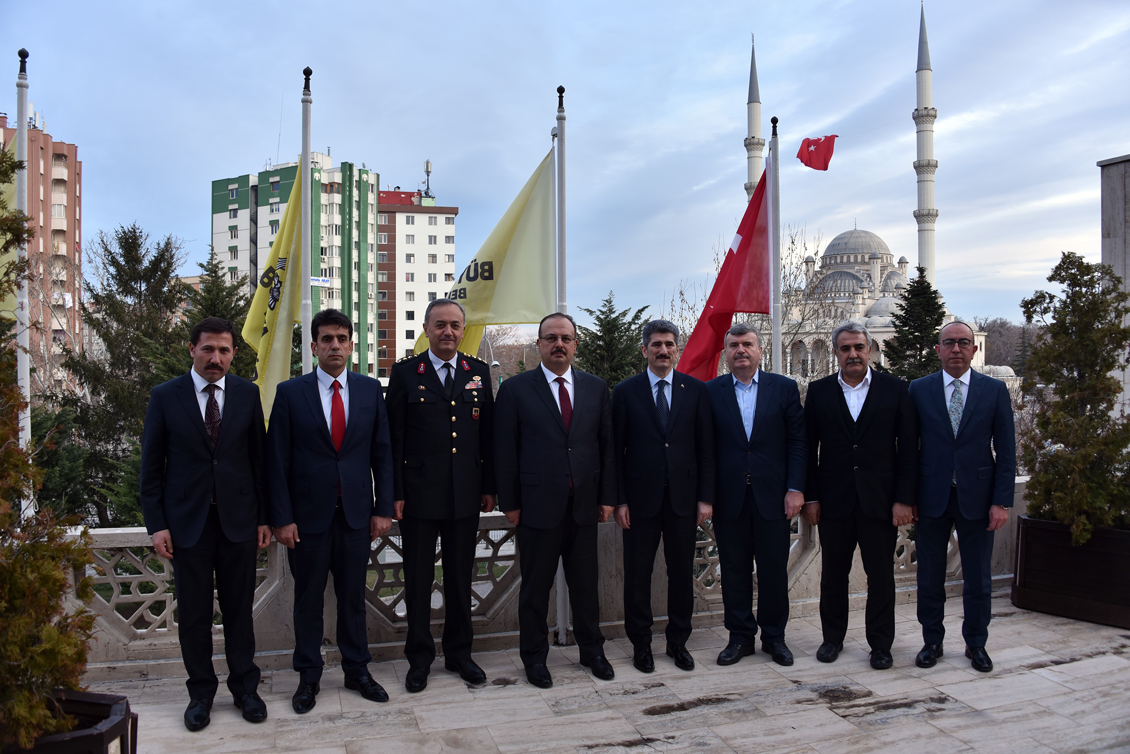 İçişleri Bakanlığı Müsteşarı İnce'den Başkan Akyürek'e Ziyaret