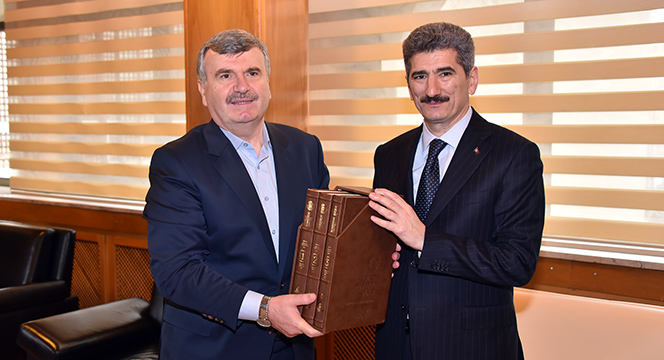 İçişleri Bakanlığı Müsteşarı İnce'den Başkan Akyürek'e Ziyaret