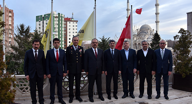 İçişleri Bakanlığı Müsteşarı İnce'den Başkan Akyürek'e Ziyaret