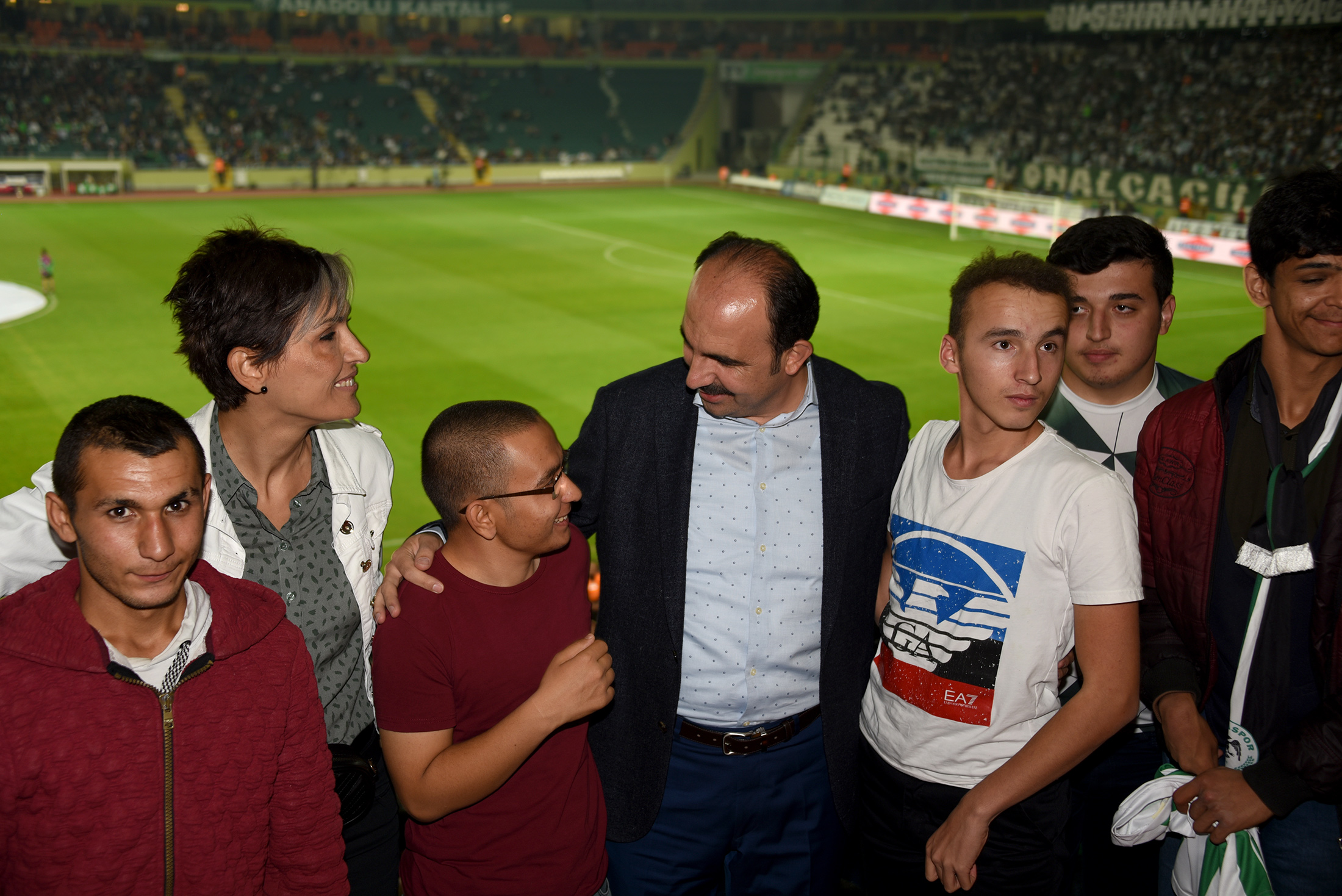 Başkan Altay, Konyaspor-Beşiktaş Maçında Özel Eğitim Öğrencileriyle Buluştu