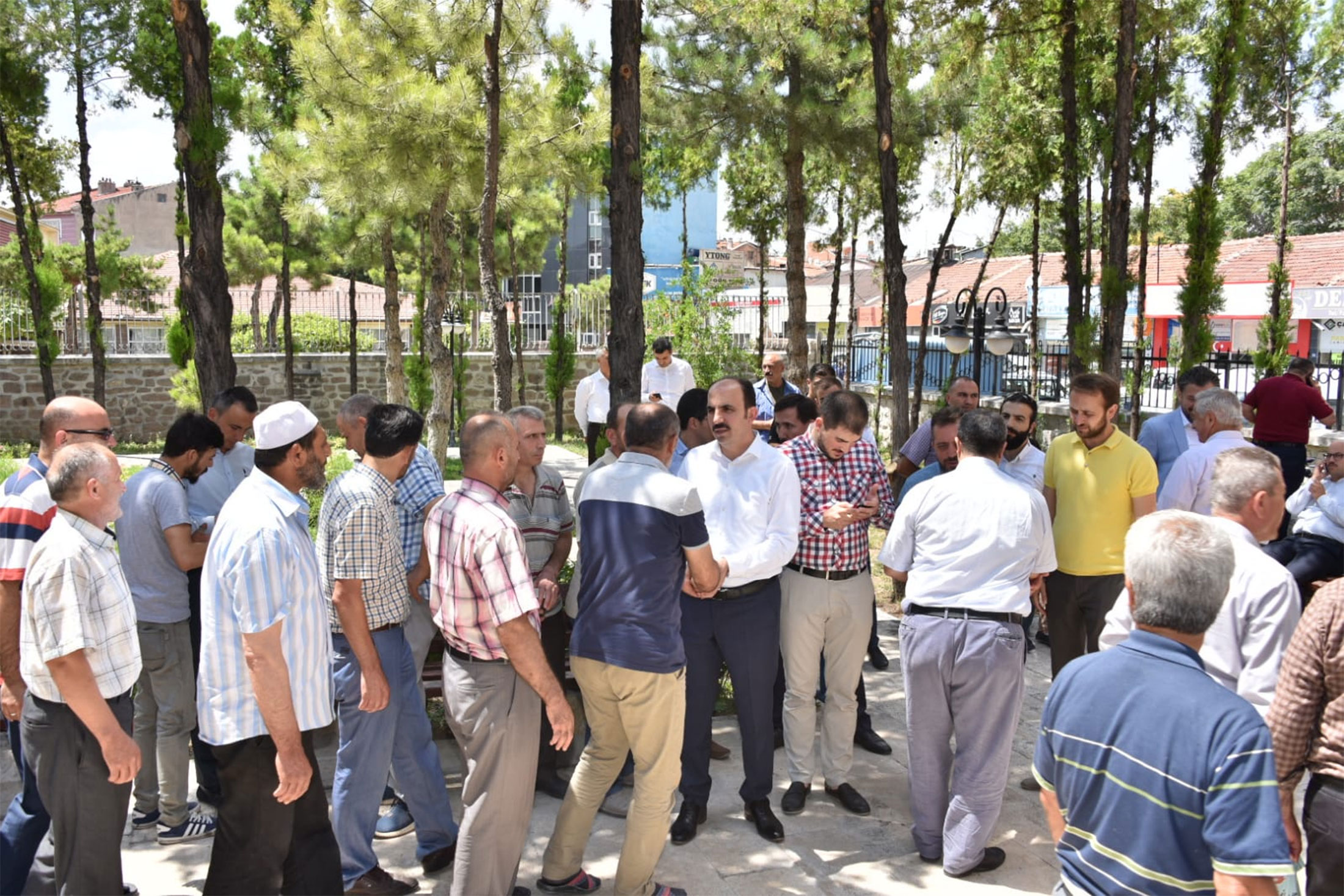 Başkan Altay Sahip Ata Camii'nde Vatandaşlarla Buluştu