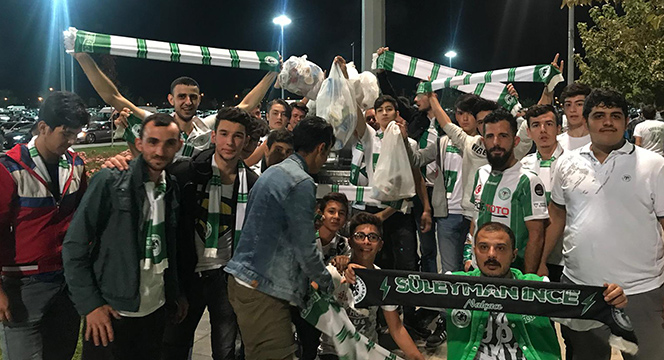 Konyaspor Taraftarından Örnek Davranış
