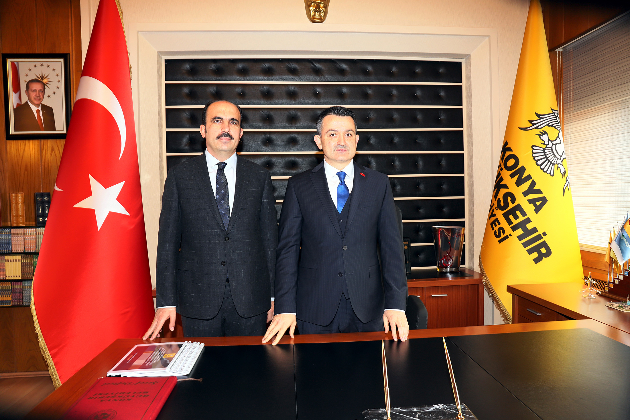 Tarım Bakanı Pakdemirli Başkan Altay'ı Ziyaret Etti