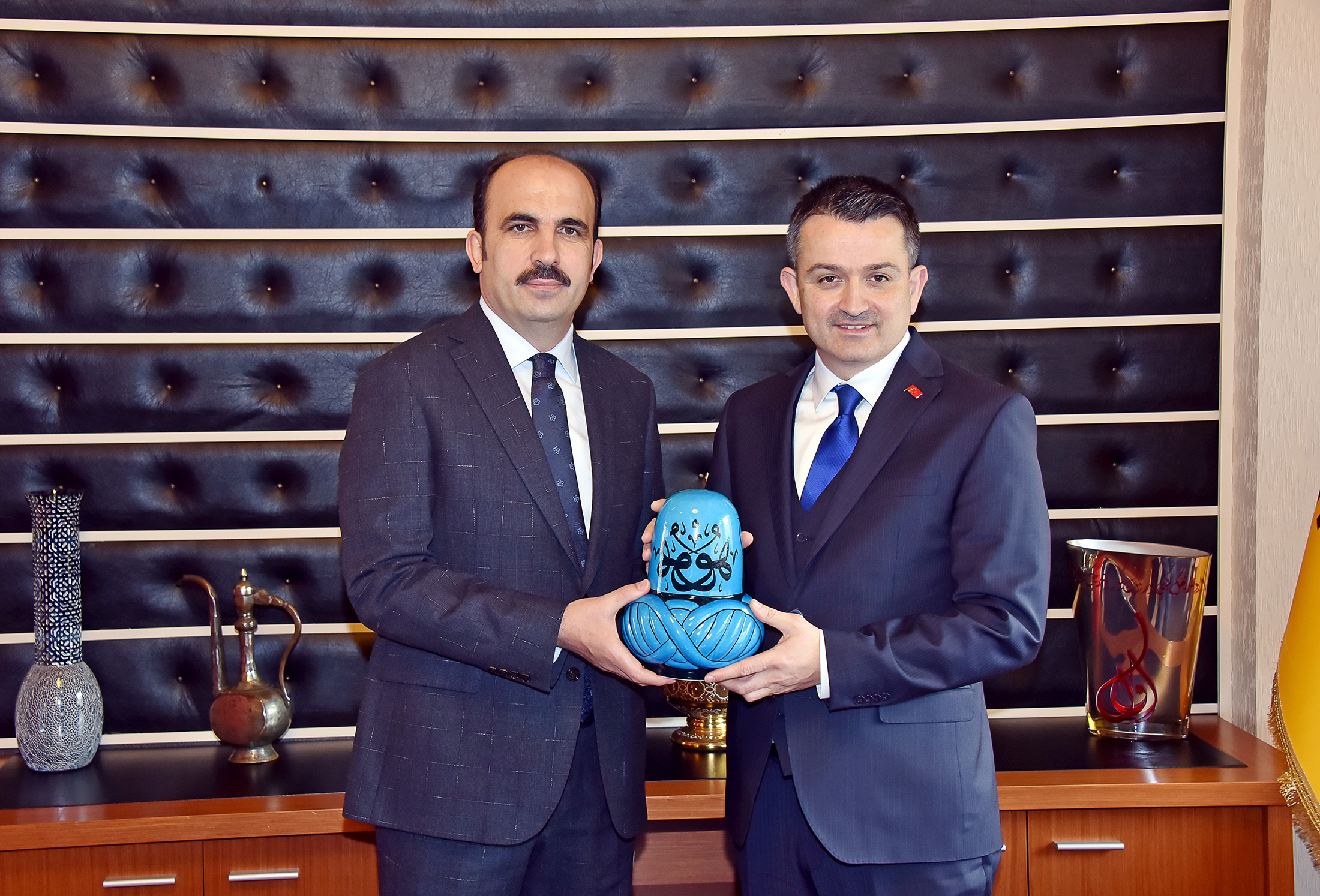 Tarım Bakanı Pakdemirli Başkan Altay'ı Ziyaret Etti