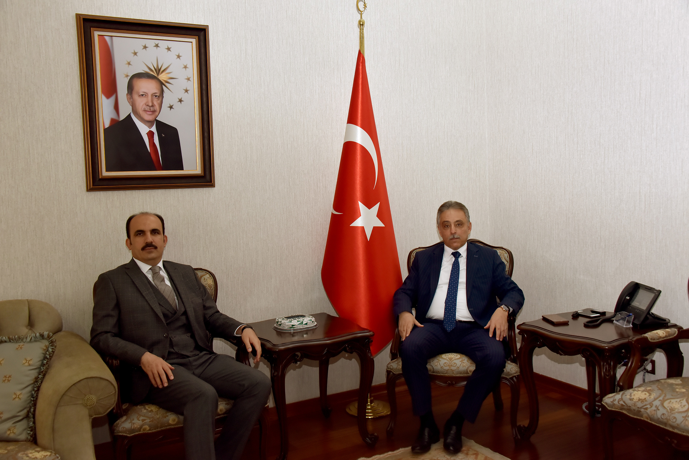Başkan Altay'dan Vali Toprak'a Hayırlı Olsun Ziyareti
