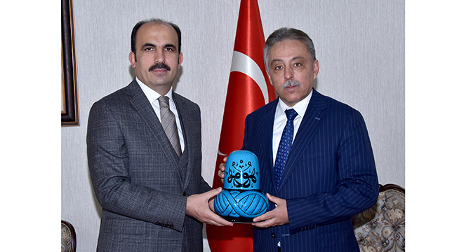 Başkan Altay'dan Vali Toprak'a Hayırlı Olsun Ziyareti