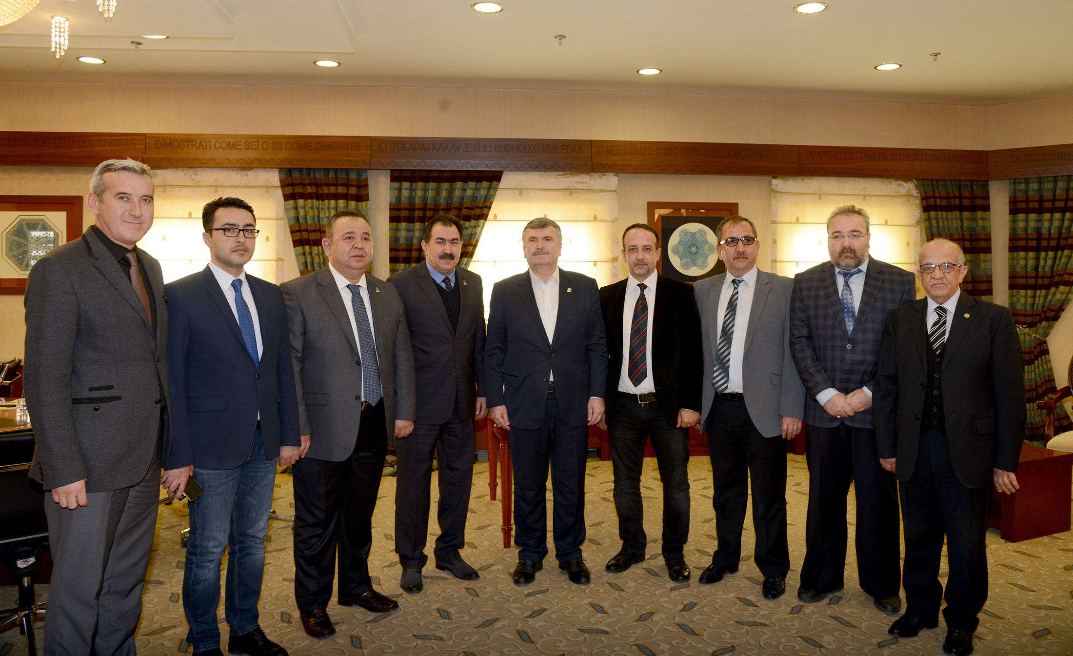 Başkan Akyürek, TSYD, TURAV ve Bisiklet Federasyonu Yöneticileri ile Görüştü