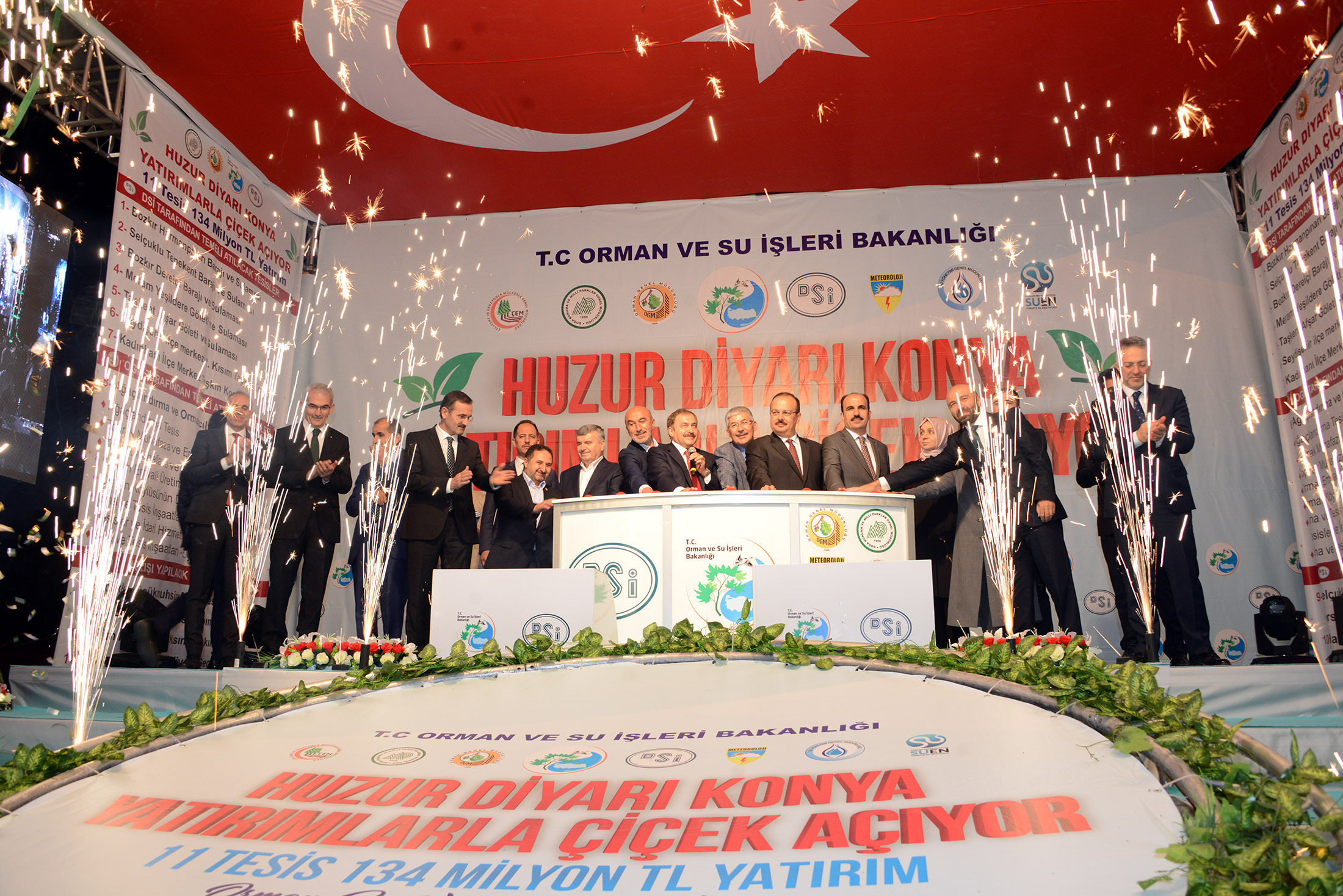 Konya'ya 134 Milyonluk 11 Tesis