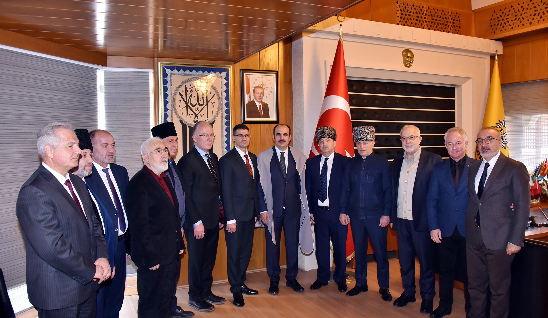 Adıgey Özerk Cumhuriyeti'nden Başkan Altay'a Ziyaret