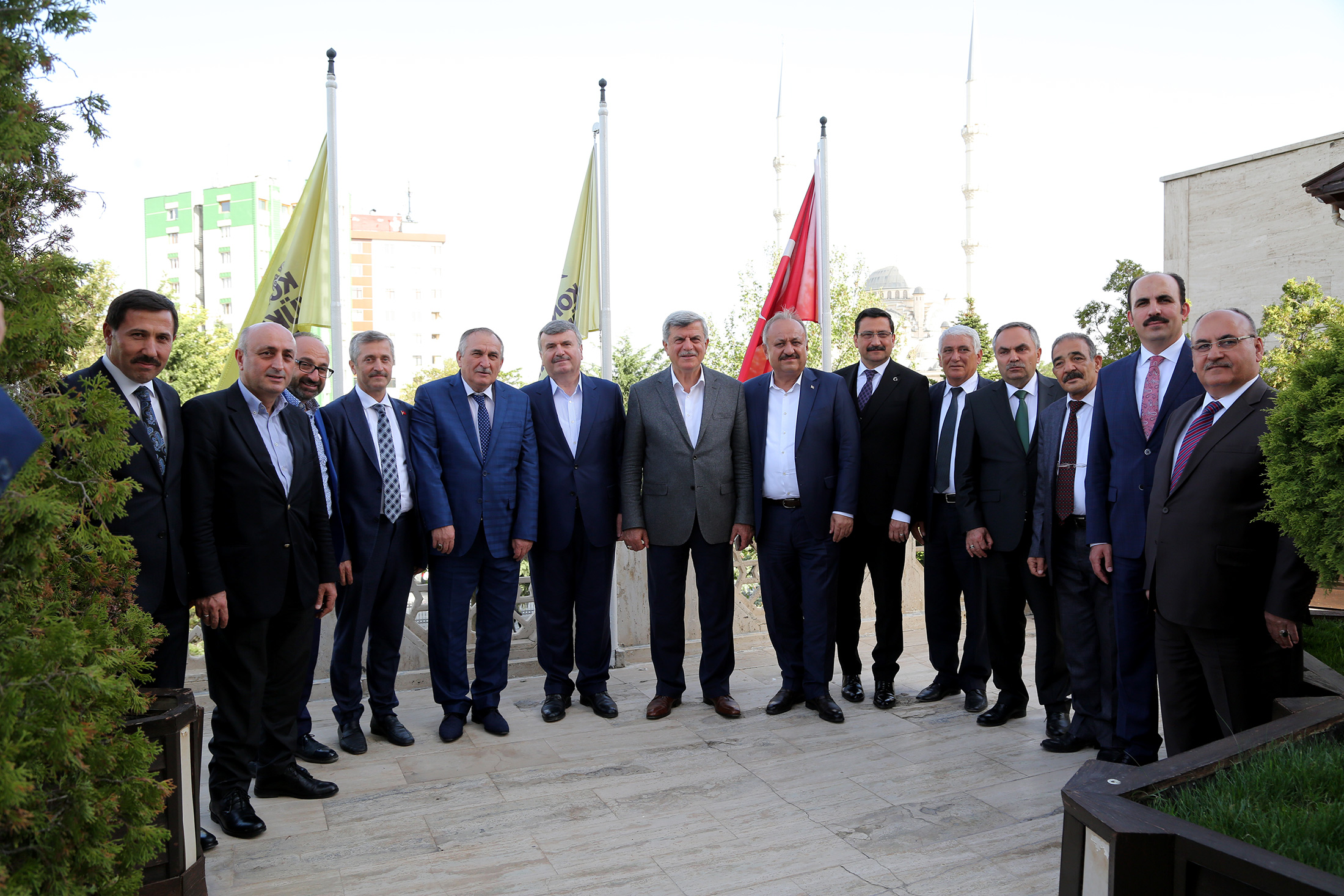 Türk Dünyası Belediyeler Birliği Üyesi Başkanlardan Konya Büyükşehir'e Ziyaret